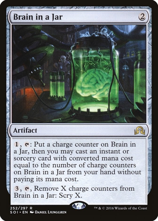 Image for Brain in a Jar (252) (SOI) - Magic: The Gathering
