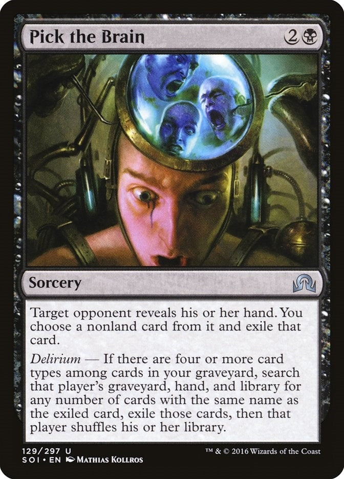 Image for Pick the Brain (129) (SOI) - Magic: The Gathering