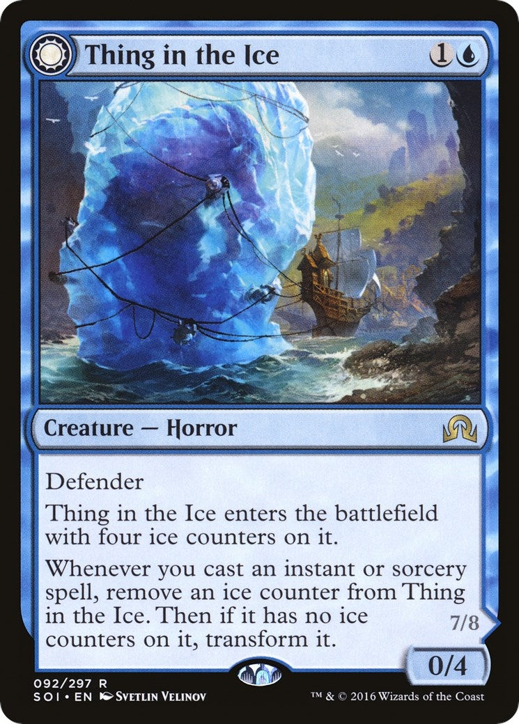 Image for Thing in the Ice (92) (SOI) - Magic: The Gathering