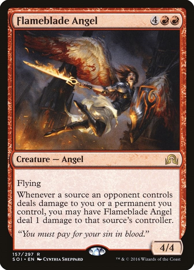 Image for Flameblade Angel (157) (SOI) - Magic: The Gathering