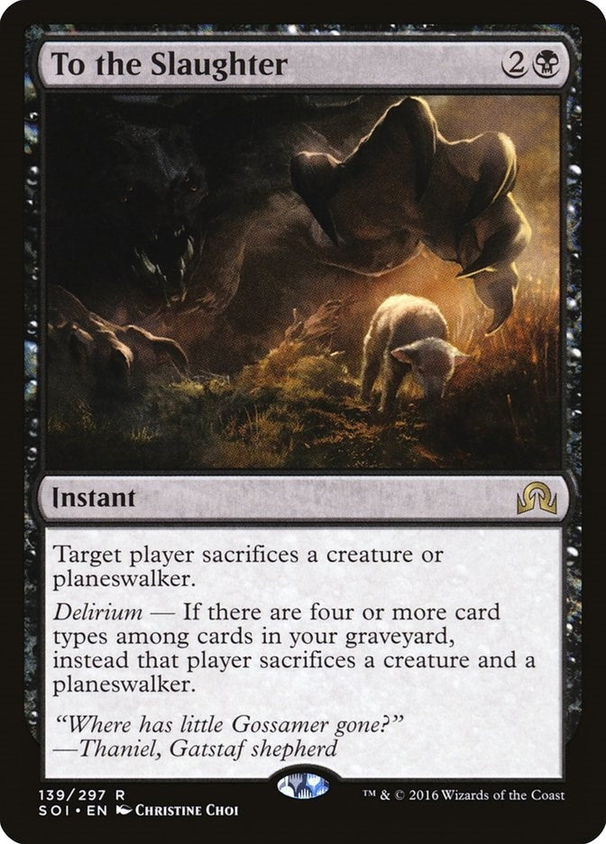 Image for To the Slaughter (139) (SOI) - Magic: The Gathering