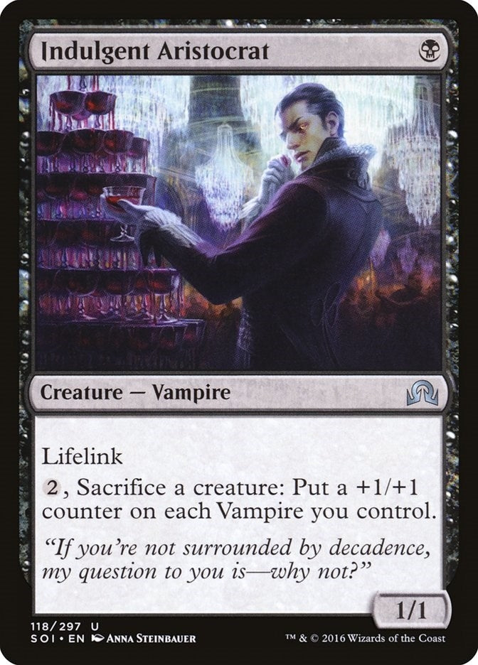 Image for Indulgent Aristocrat (118) (SOI) - Magic: The Gathering