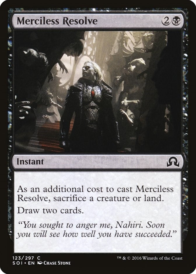 Image for Merciless Resolve (123) (SOI) - Magic: The Gathering