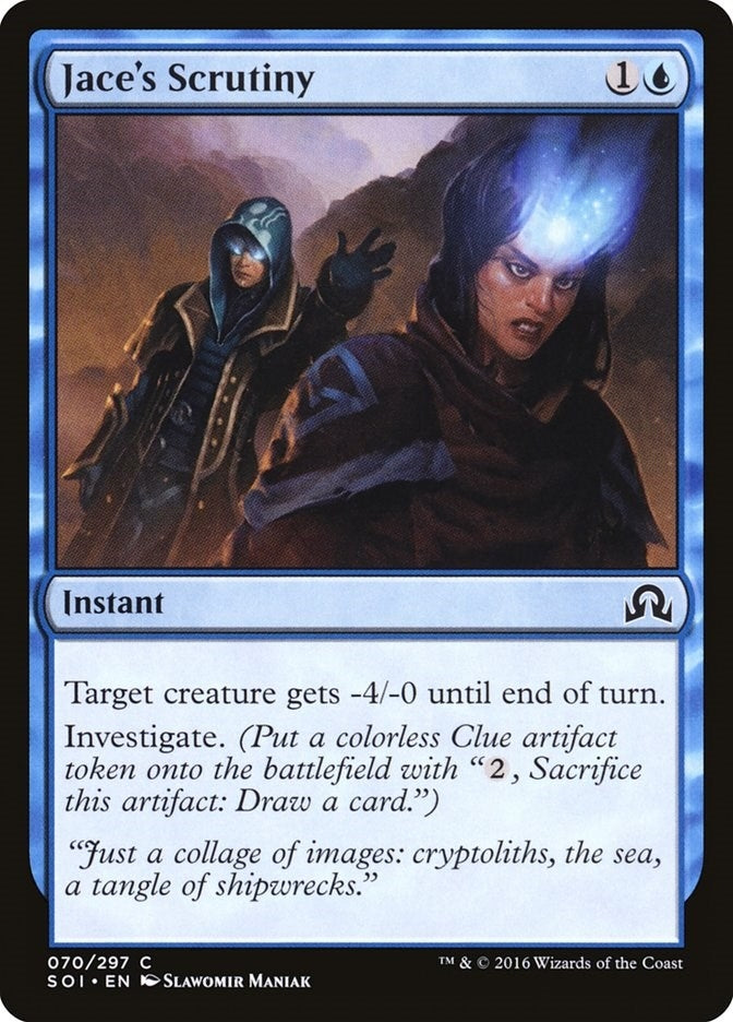 Image for Jace's Scrutiny (70) (SOI) - Magic: The Gathering