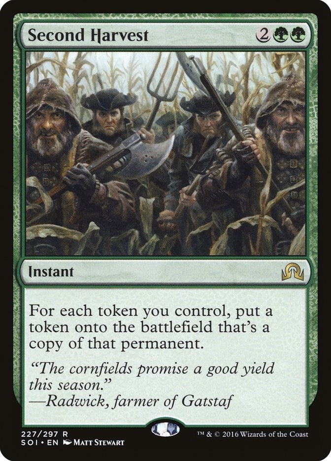 Image for Second Harvest (227) (SOI) - Magic: The Gathering