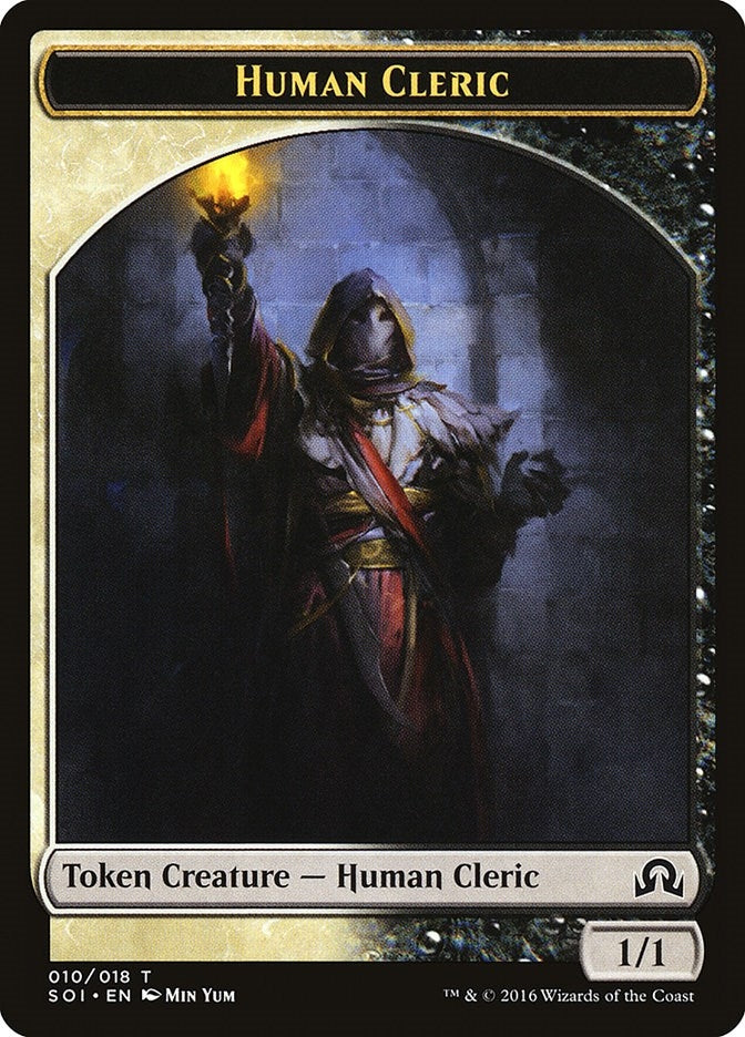 Image for Human Cleric Token (10) (SOI) - Magic: The Gathering