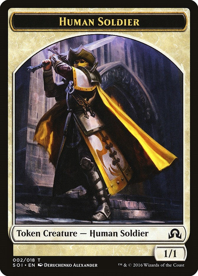 Image for Human Soldier Token (2) (SOI) - Magic: The Gathering