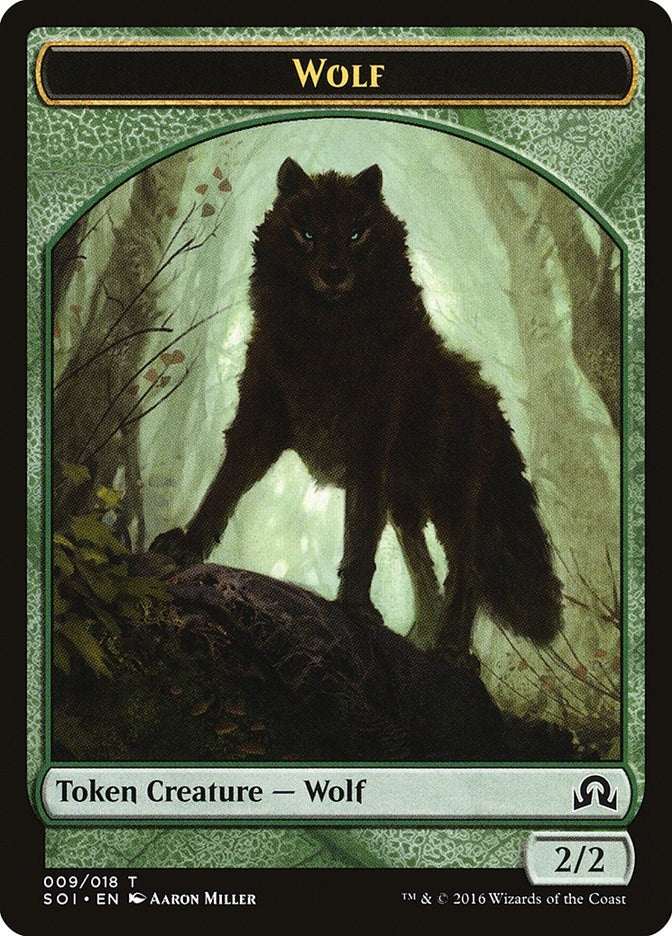Image for Wolf Token (9) (SOI) - Magic: The Gathering