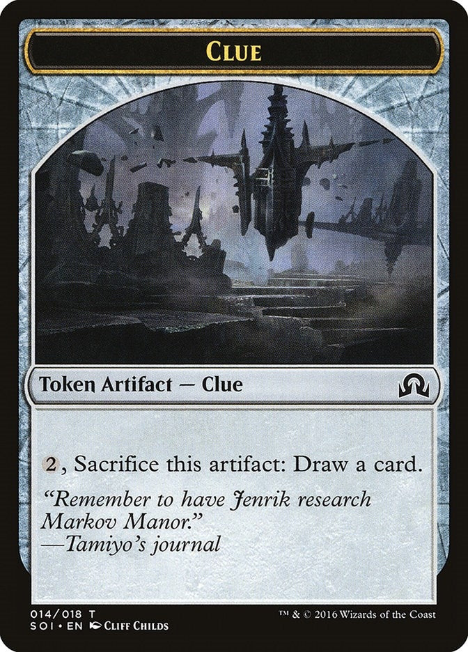 Image for Clue Token (014) (14) (SOI) - Magic: The Gathering