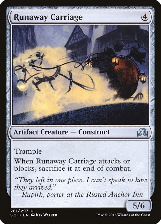 Image for Runaway Carriage (261) (SOI) - Magic: The Gathering
