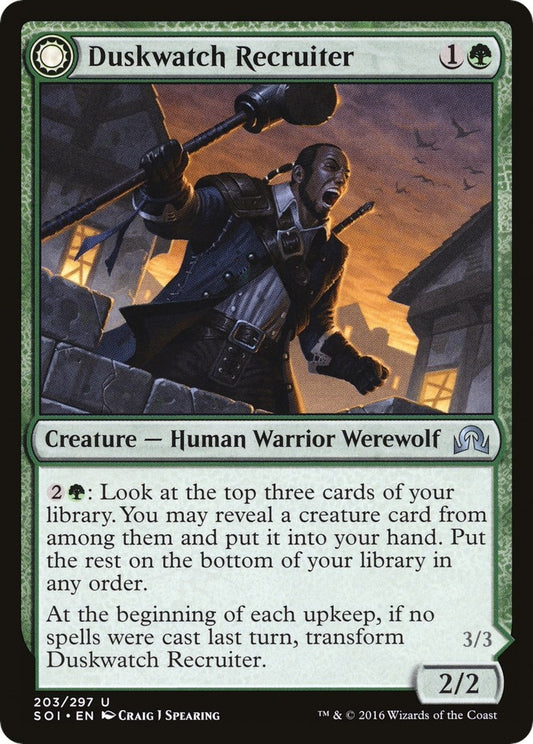 Image for Duskwatch Recruiter (203) (SOI) - Magic: The Gathering