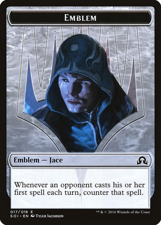 Image for Emblem - Jace, Unraveler of Secrets (17) (SOI) - Magic: The Gathering