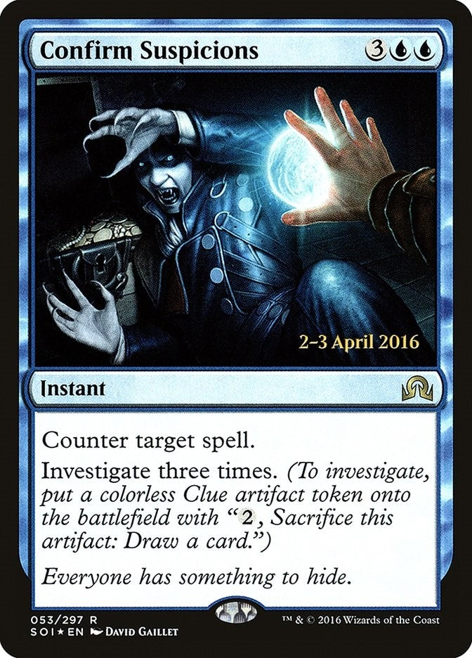 Confirm Suspicions (53) (PRE)