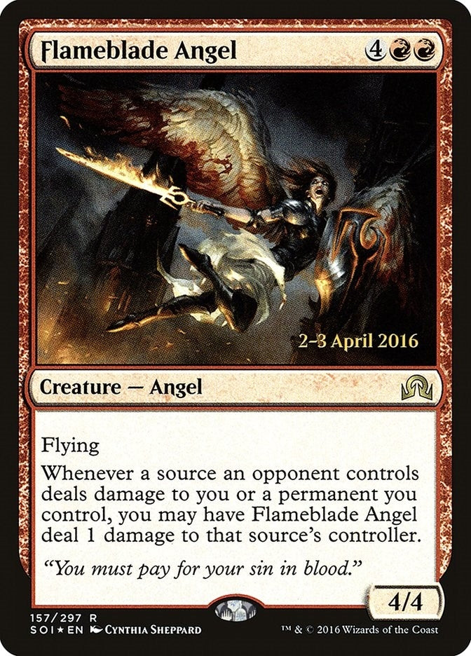 Flameblade Angel (157) (PRE)
