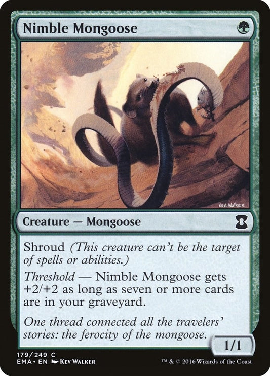 Image for Nimble Mongoose (179) (EMA) - Magic: The Gathering