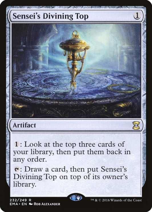 Image for Sensei's Divining Top (232) (EMA) - Magic: The Gathering