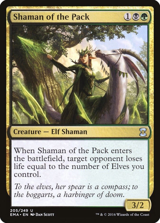 Image for Shaman of the Pack (205) (EMA) - Magic: The Gathering