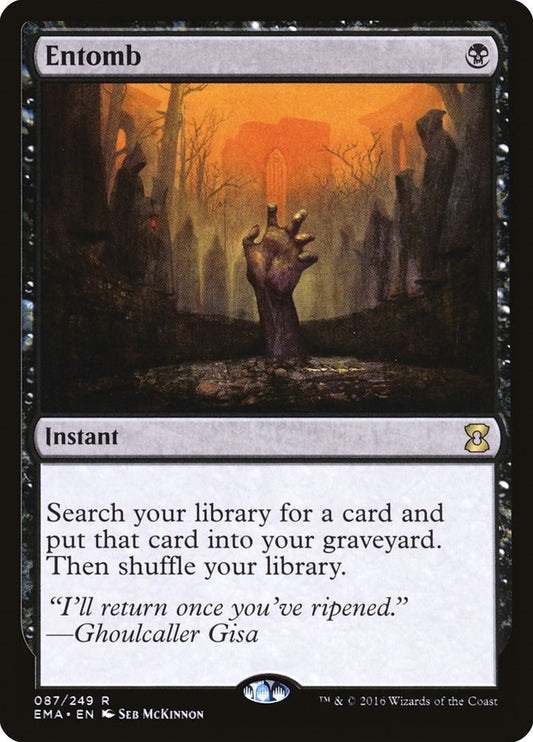 Image for Entomb (87) (EMA) - Magic: The Gathering