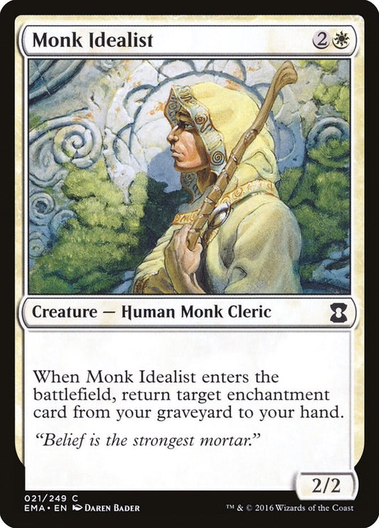Image for Monk Idealist (21) (EMA) - Magic: The Gathering