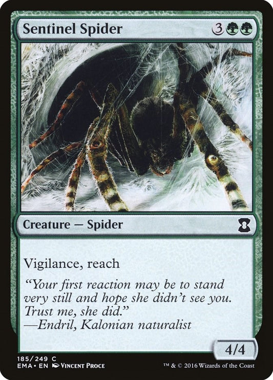 Image for Sentinel Spider (185) (EMA) - Magic: The Gathering