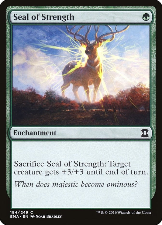 Image for Seal of Strength (184) (EMA) - Magic: The Gathering