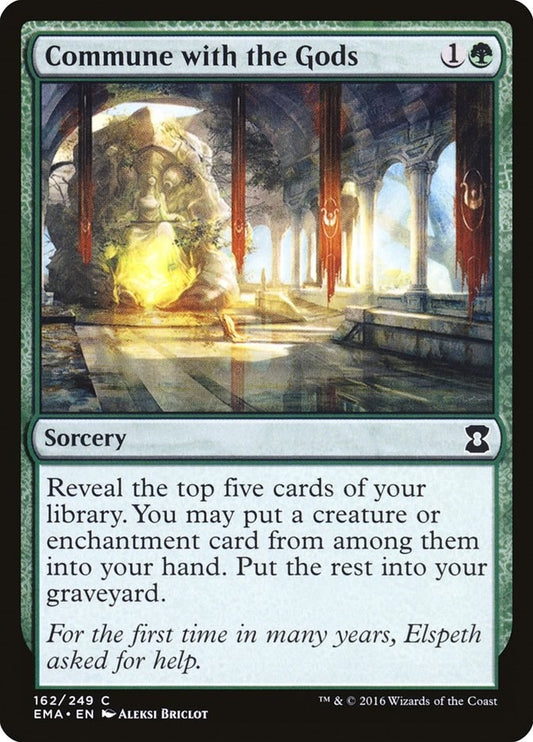 Image for Commune with the Gods (162) (EMA) - Magic: The Gathering