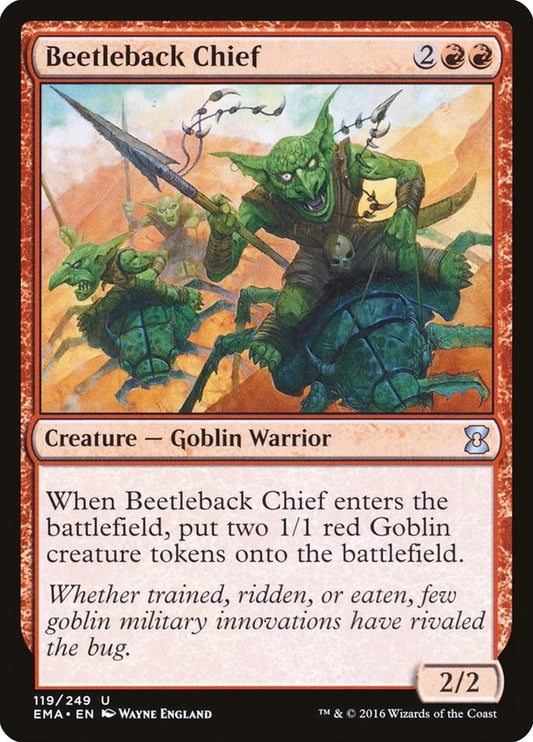 Image for Beetleback Chief (119) (EMA) - Magic: The Gathering