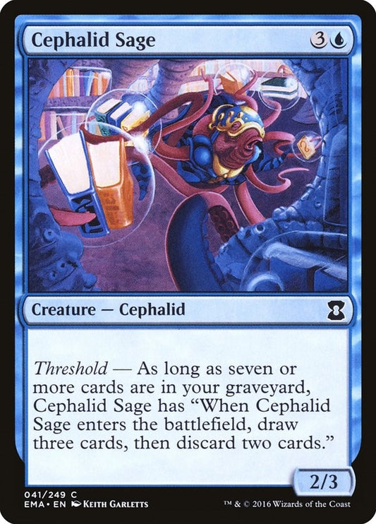 Image for Cephalid Sage (41) (EMA) - Magic: The Gathering