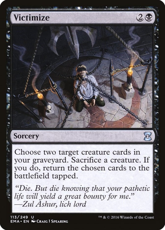 Image for Victimize (113) (EMA) - Magic: The Gathering