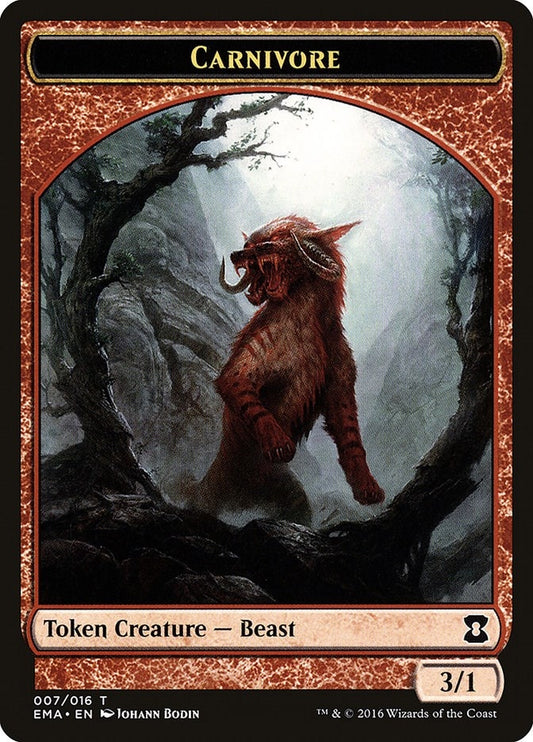 Image for Carnivore Token (7) (EMA) - Magic: The Gathering