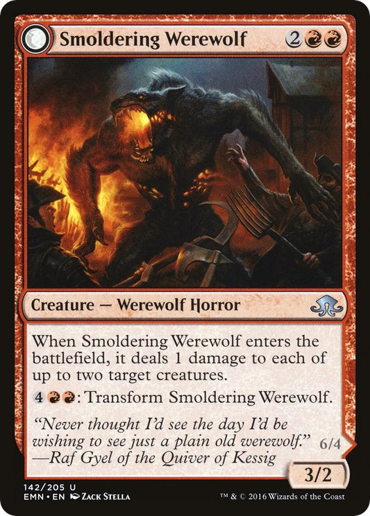 Image for Smoldering Werewolf (142) (EMN) - Magic: The Gathering
