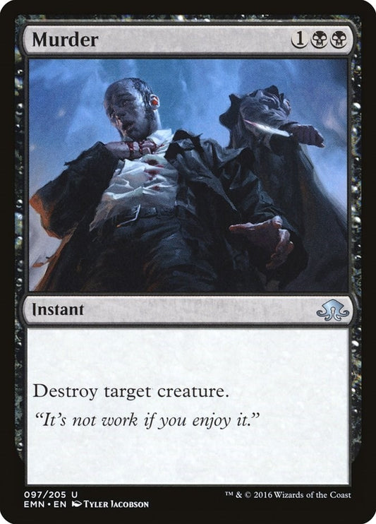 Image for Murder (97) (EMN) - Magic: The Gathering