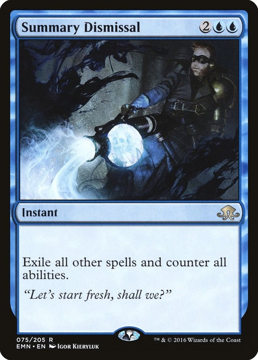 Image for Summary Dismissal (75) (EMN) - Magic: The Gathering