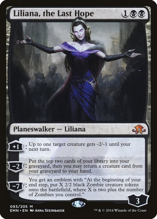 Image for Liliana, the Last Hope (93) (EMN) - Magic: The Gathering