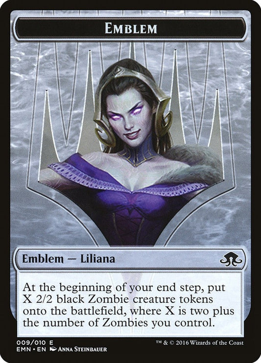 Image for Emblem - Liliana, the Last Hope (9) (EMN) - Magic: The Gathering