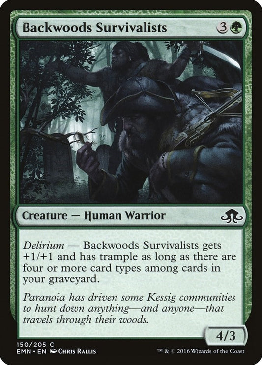 Image for Backwoods Survivalists (150) (EMN) - Magic: The Gathering