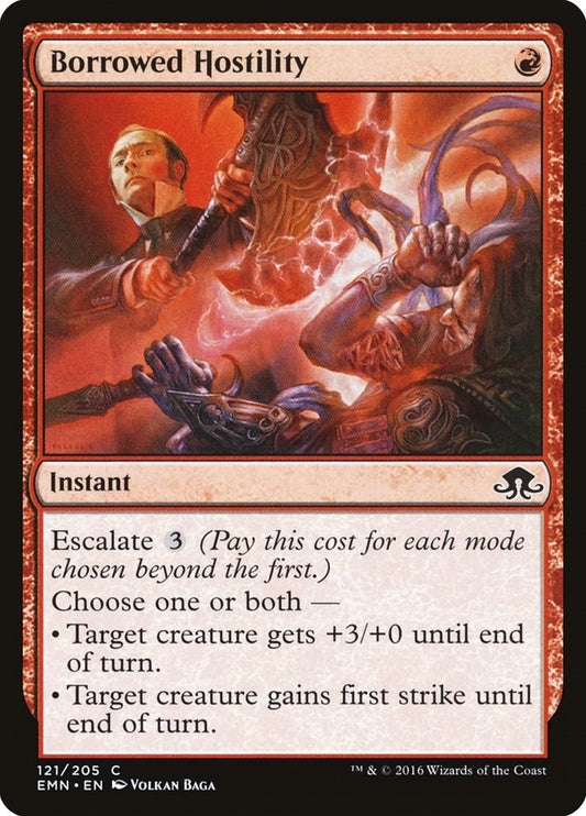Image for Borrowed Hostility (121) (EMN) - Magic: The Gathering