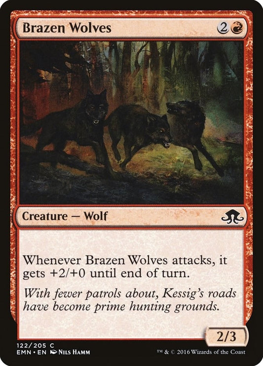 Image for Brazen Wolves (122) (EMN) - Magic: The Gathering