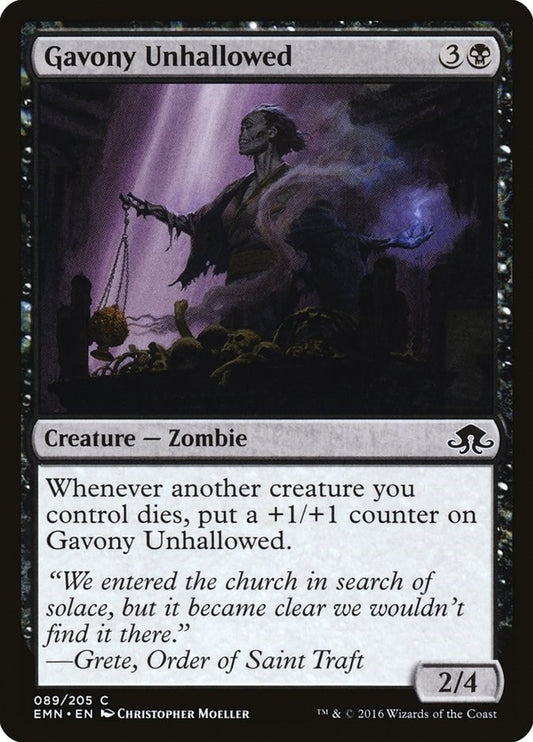 Image for Gavony Unhallowed (89) (EMN) - Magic: The Gathering
