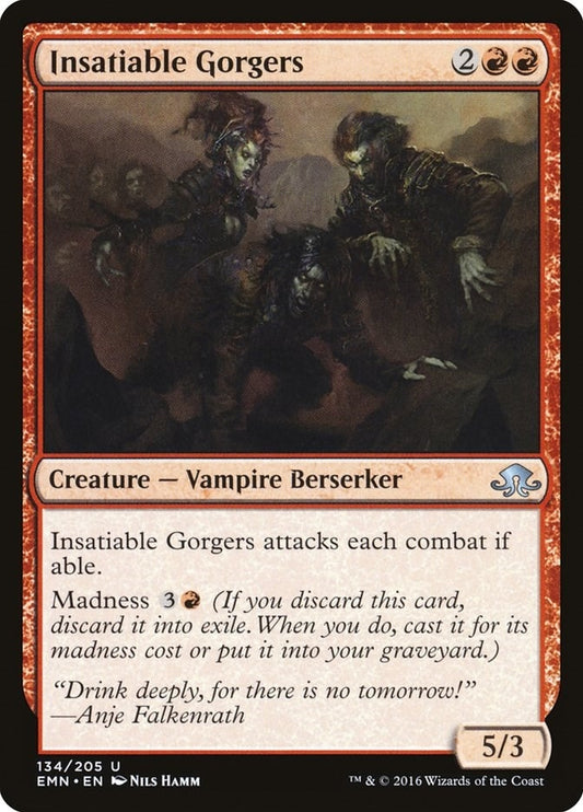 Image for Insatiable Gorgers (134) (EMN) - Magic: The Gathering