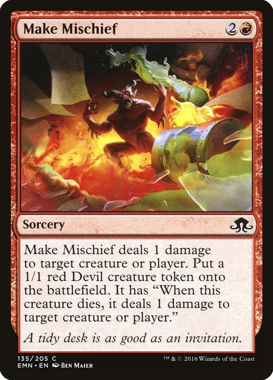 Image for Make Mischief (135) (EMN) - Magic: The Gathering