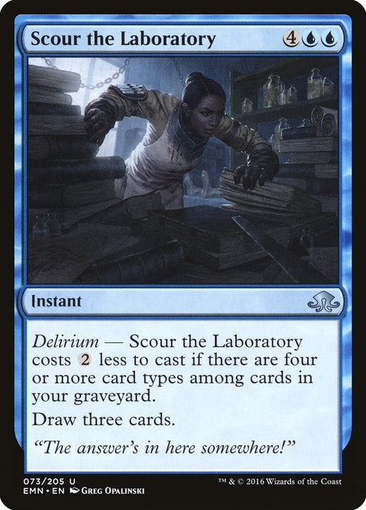 Image for Scour the Laboratory (73) (EMN) - Magic: The Gathering