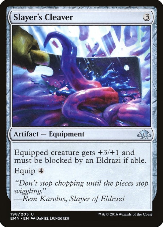 Image for Slayer's Cleaver (198) (EMN) - Magic: The Gathering