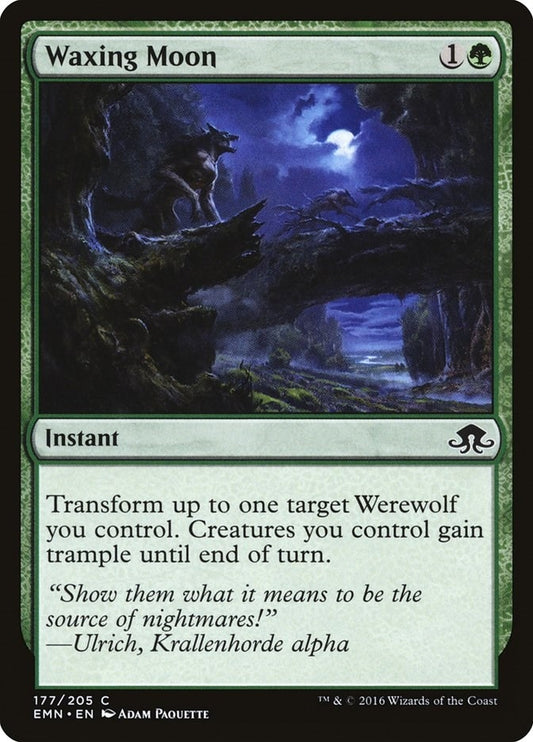 Image for Waxing Moon (177) (EMN) - Magic: The Gathering