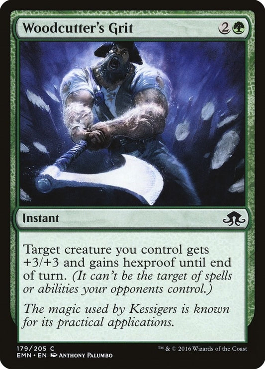 Image for Woodcutter's Grit (179) (EMN) - Magic: The Gathering