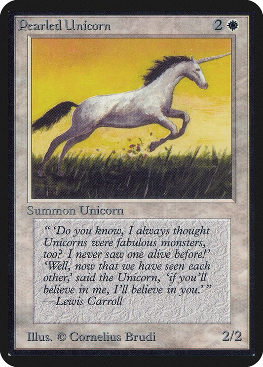 Image for Pearled Unicorn (LEA) - Magic: The Gathering