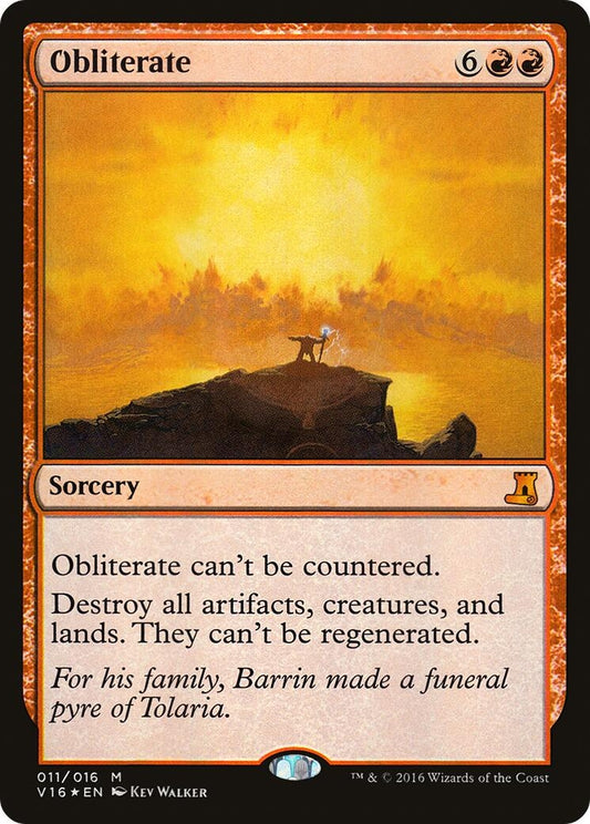 Image for Obliterate (11) (V16) - Magic: The Gathering