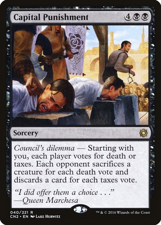 Image for Capital Punishment (40) (CN2) - Magic: The Gathering