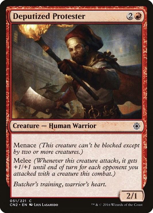 Image for Deputized Protester (51) (CN2) - Magic: The Gathering
