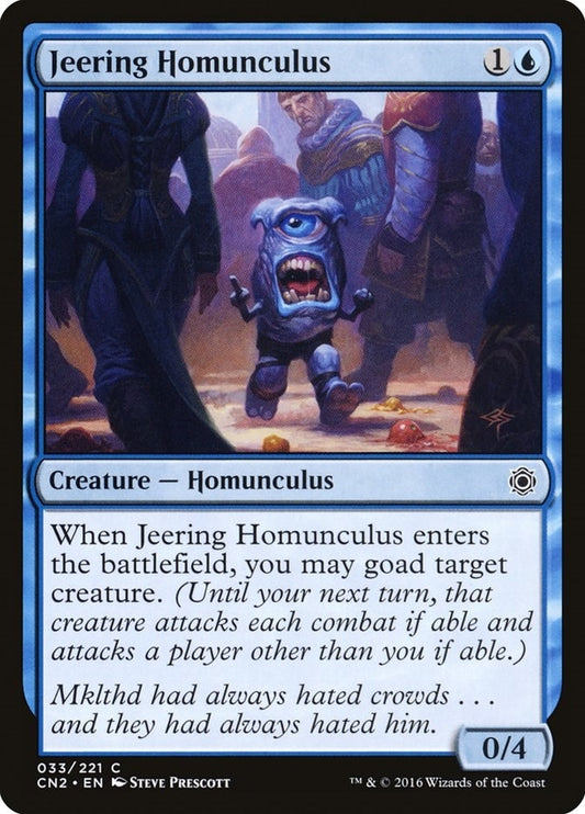 Image for Jeering Homunculus (33) (CN2) - Magic: The Gathering